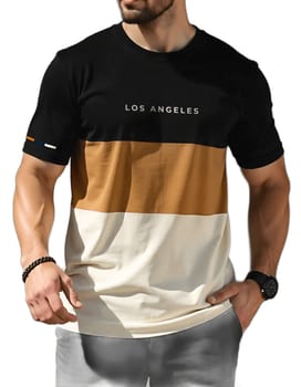 Camiseta Masculina Los Angeles Plus Size Camisa Streetwear