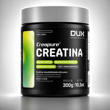 Creatina Creapure Dux Nutrition Monohidratada 300g - Sem sabor