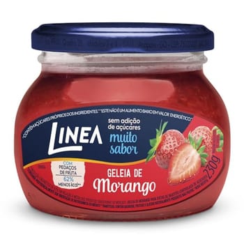 Linea Geleia de Morango 230g (Sem Adição de Açúcar)