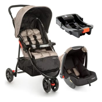 Travel System Cosco Kids, Toffy Trio, 0 a 15kg, Bege