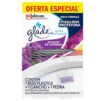 Glade Desodorizador Sanitário Pedra Bouquet de Lavanda 25g