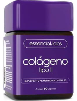COLÁGENO TIPO 2 com 45mg - Fórmula Exclusiva para a Articulação com Máxima Concentração e Biodisponibilidade - 60 Cápsulas