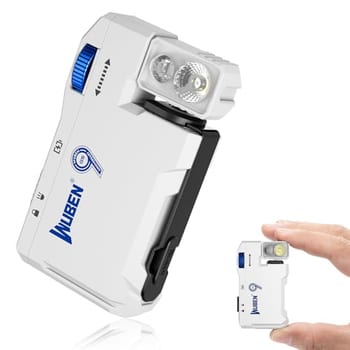 WUBEN G5 Lanterna LED Recarregável, Mini Lanterna EDC Dupla Fonte de Luz