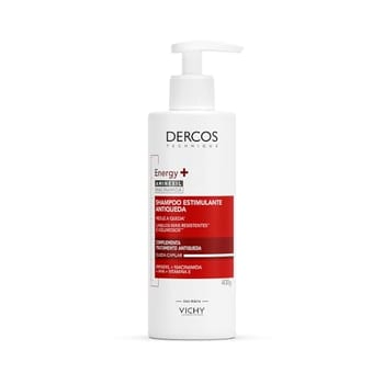 Vichy Dercos Energy+ Shampoo Antiqueda Estimulante com Aminexil 1.5%, 400g