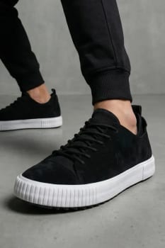 Tênis Masculino Polo Wear Camurça Casual Premium