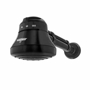 CHUVEIRO ELÉTRICO - DUCHA FAMINHO 4T BLACK 127V 5400W COM CANO 30CM - FAME