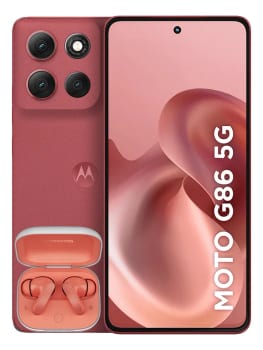 Smartphone Motorola Moto G86 5g + Moto Buds - 256gb 8gb Ram+16gb Ram Boost, Tela 1.5k Poled, 50mp Sony Camera Ois Moto Ai, Videos Em 4k, Ip68 + Ip69
