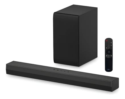 Soundbar LG S40T Bluetooth, 300W, Som Imersivo Design Compacto, Conectividade, Ideal para TV e Entretenimento em Casa