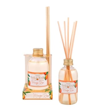 Aromatizador de Ambiente Manga Rosa 165 ml Difusor com 5 Varetas, Salutar