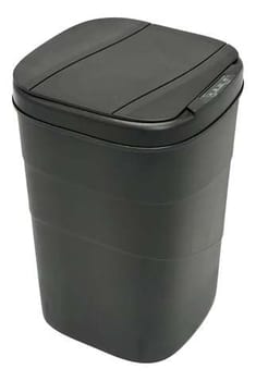 Lixeira Antiodor Com Sensor Inteligente Abre Fácil Cesto 17l