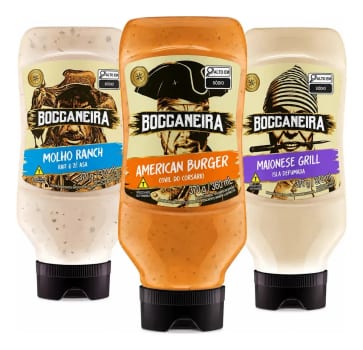 Kit Maionese Grill + Ranch + American Burger Boccaneira
