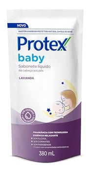 Protex Baby Lavanda Sabonete Líquido Infantil Refil, 380ml