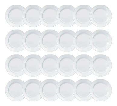 Conjunto Prato Opaline Menu Raso 24pçs