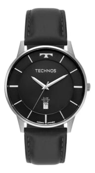 Relógio Technos Masculino Ref: Gm10yy/0p Slim Prateado