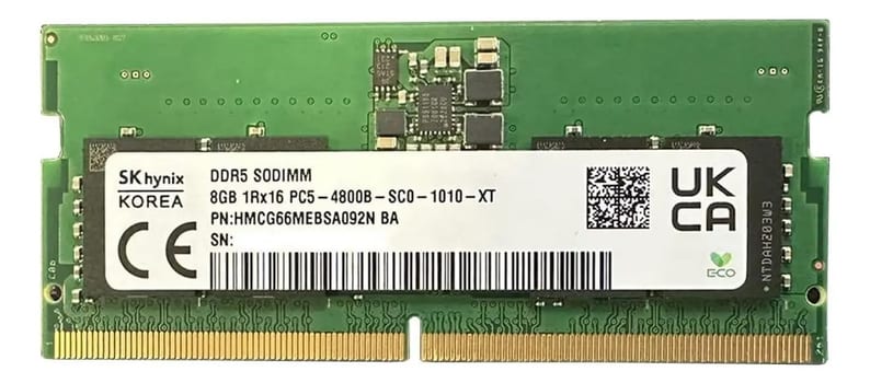 SK hynix LAPTOP MEMORY HMCG66MEBSA092N 8 GB