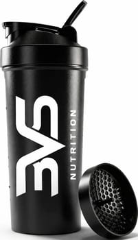 COQUETELEIRA / SHAKER Preta - Academia 600ml - 3VS Nutrition