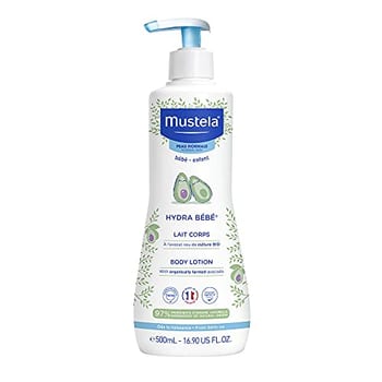 Mustela Hydra Bebê 500ml - Hidratante Infantil Corpo e Rosto - Feito com 97% de Ingredientes de Origem Natural e Hipoalergênico - Seguro Desde o