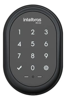 Fechadura Digital De Sobrepor Fr 102 Preto Intelbras