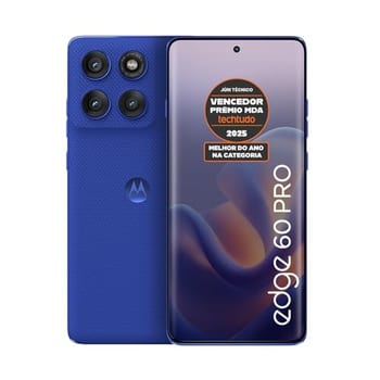Smartphone Motorola Edge 60 PRO 5G - 256GB 24GB (12GB RAM+12GB Ram Boost) Tela Quad-Curve moto AI 50MP Sony Camera ultrarresistencia militar IP68 +