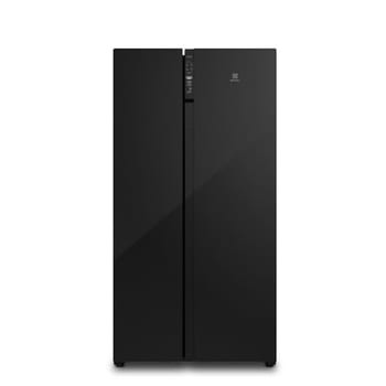 Electrolux Geladeira Electrolux Frost Free Inverter 531L Efficient AutoSense Side by Side Vidro Preto (ES5GB) 127V