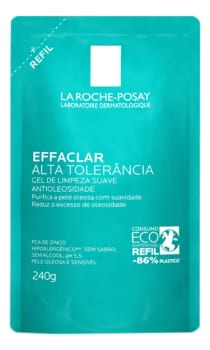 Gel de Limpeza Facial Refil para Peles Mistas a Oleosas e Sensíveis Limpeza Profunda sem Ressecar Effaclar Alta Tolerância Dermatológica La