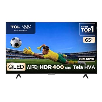 Smart TV TCL 65 Polegadas QLED 4K P7L WiFi Bluetooth Google TV HDR10+ 120 Hz VRR AIPQ 65P7L