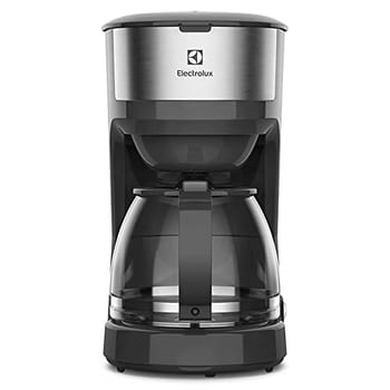 Electrolux Cafeteira Elétrica Inox filtro permanente removivel sistema corta pingos capacidade 1,2L 30 xicaras função manter aquecido ECM20 127v