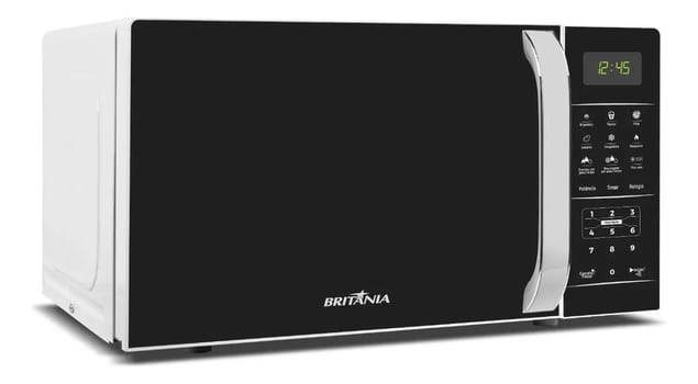 Micro-ondas Britânia Bmo23 De Preto 20l Branco
