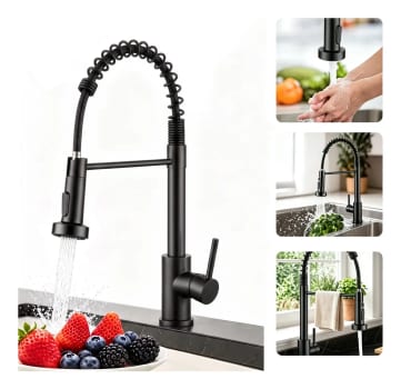 Torneira Cozinha Monocomando Parede Ou Bancada Extensivel