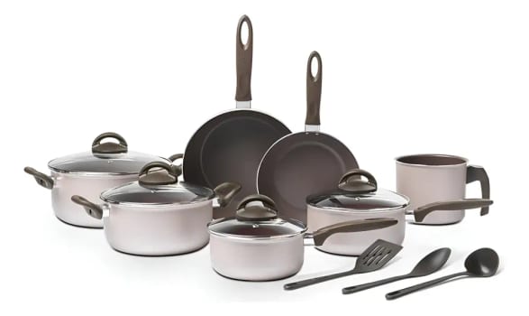 Jogo De Panelas Ceramic Life Nevada 10 Peças Brinox