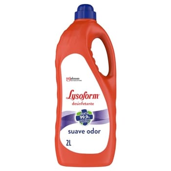 Lysoform Suave Odor, Desinfetante Líquido, Limpeza Casa, 2L
