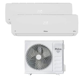 Ar Condicionado Bi Split Inverter Philco 18000 BTUs (2X9000) Quente e Frio 220V PAC18QV