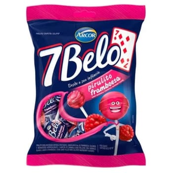 PIRULITO 7 BELO 500g FRAMBOESA