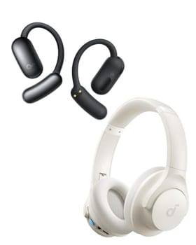 soundcore AeroFit 2 IA da Anker Fone de Ouvido Aberto Esportivo & Q11i Headfone Bluetooth