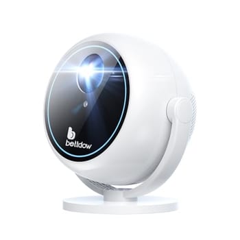 [Foco elétrico]Bettdow Mini Projetor Portatil 360° Tv Android/ios 4k 1080p 9000 Lumens, Smart Projetores Retroprojetor 150 ANSI, WIFI 5G+2.4G