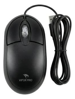 Mouse Viper Pro Focus Idea Vo100 Preto 1200 Dpi Óptico Usb Ambidestro Para Uso Diário