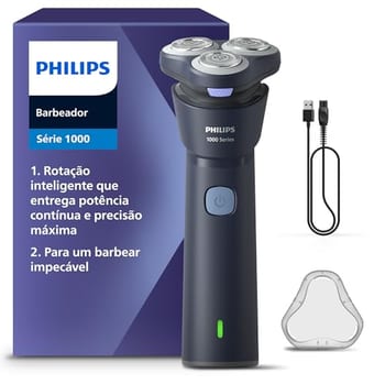 Philips Barbeador Elétrico Shaver Série 1000 com Cabeças Flutuantes 3D