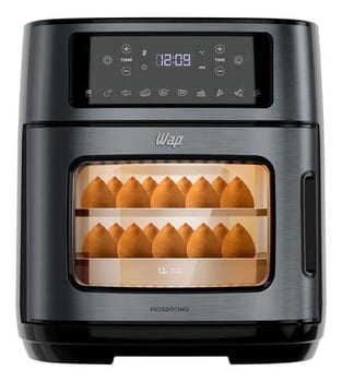 Fritadeira Elétrica Air Fryer Oven Black INOX WAP WAOD2