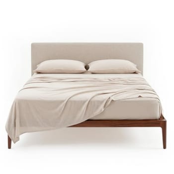 Decolab Jogo de Cama Casal Completo 100% Algodão Macio Bege