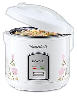 MONDIAL Panela De Arroz Bianca Rice 5, Branco, 400W, 110V - NPE-05-5X