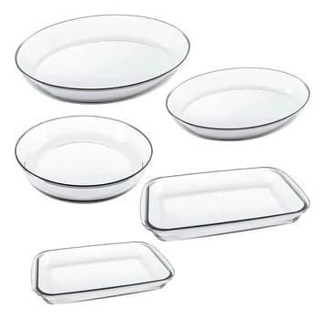 Conjunto Assadeiras 5 Peças Sem Tampa de Vidro - Marinex