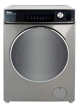 Lava e seca Philco 16 programas eco inverter 10 kg inox PLS11T