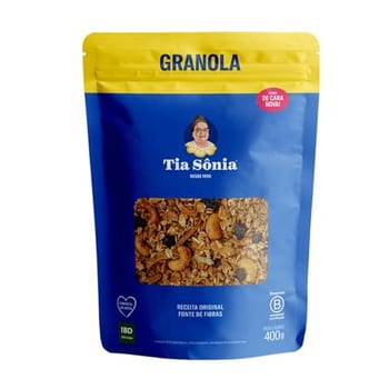 Granola Tradicional Tia Sônia Castanha Coco Fruta 400g