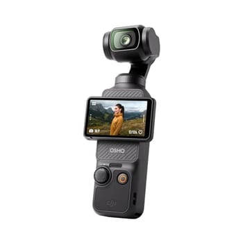 DJI Osmo Pocket 3, câmera vlogging com CMOS de 2,5 cm e vídeo 4K/120fps, estabilização de 3 eixos, foco rápido, rastreamento de rosto/objeto, tela