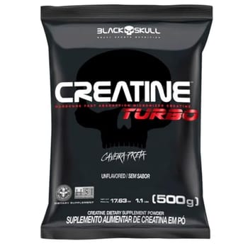 Black Skull Creatina Turbo 500g Refil