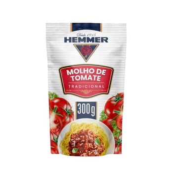 Hemmer Molho De Tomate Tradicional 300G