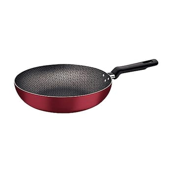 Frigideira Funda Tramontina Loreto em Alumínio com Revestimento Interno e Externo em Antiaderente Starflon Max Vermelho 24 cm 2,2 L