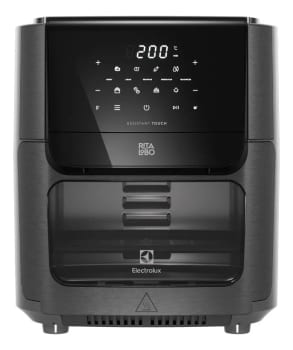 Air Fryer Forno 5 em 1 12L 1700W Digital 1 Bandeja Antiaderente 5 modos preparo 7 Receitas Programadas Aviso Sonoro Fritadeira Elétrica sem Óleo Forno