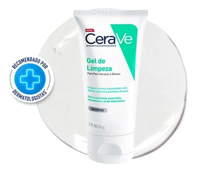 Gel de Limpeza Facial Pele Oleosa 3 Ceramidas e Niacinamida CeraVe 60g