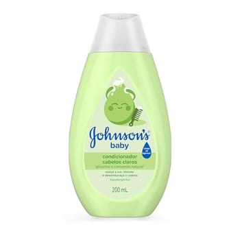 Condicionador Para Bebê Johnson's Baby Para Cabelos Claros, 200ml
